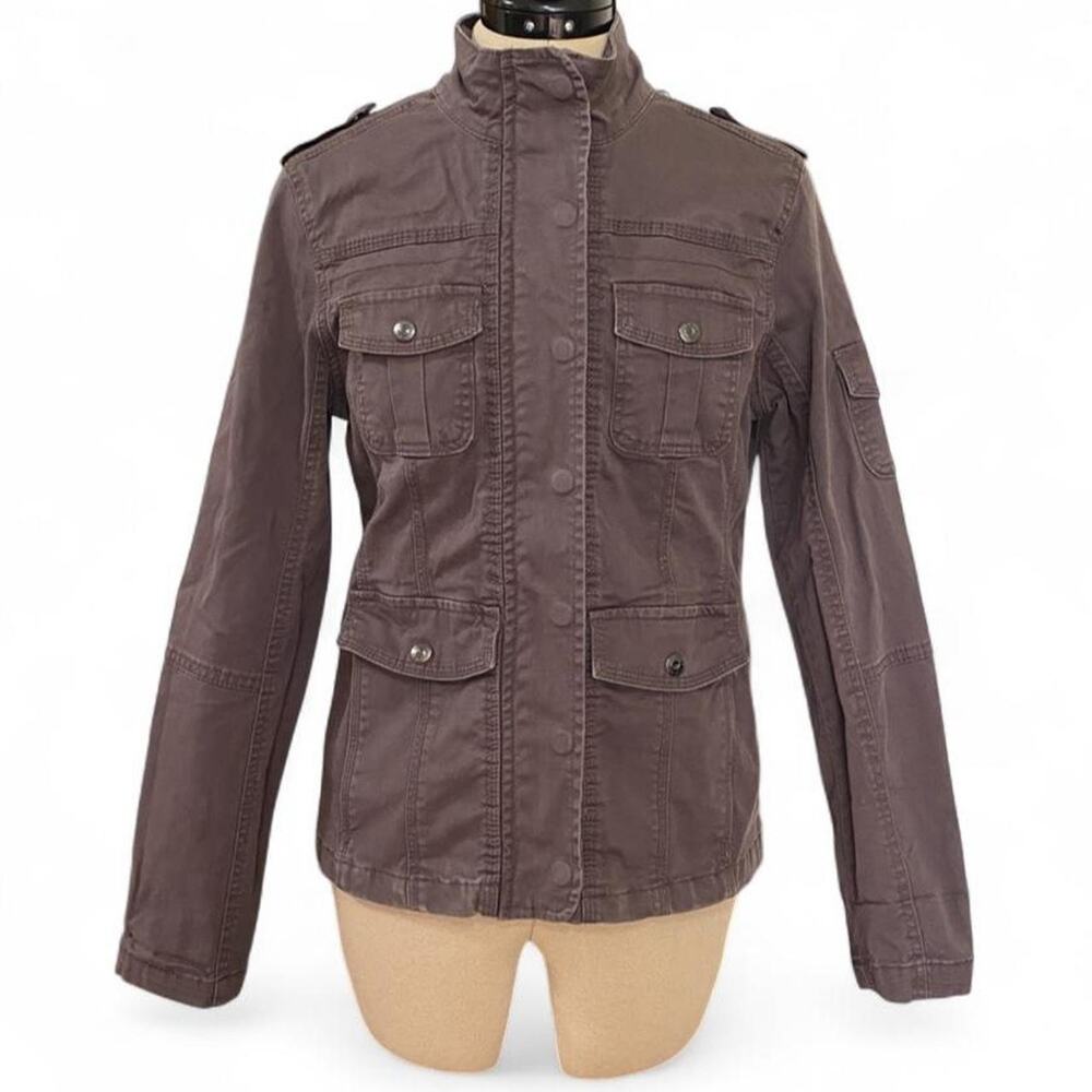 Kensie Jeans brown military jacket, size S